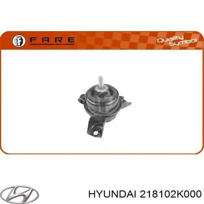 Подушка (опора) двигуна, права 218102X000 Hyundai/Kia