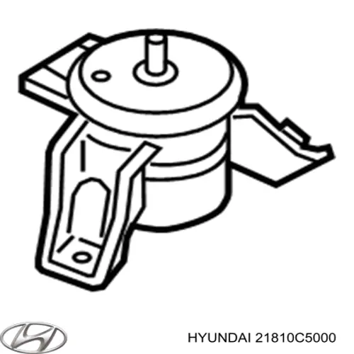 21810C5000 Hyundai/Kia Права подушка мотора