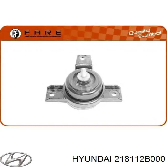 Подушка (опора) двигуна, права на Hyundai IX55 