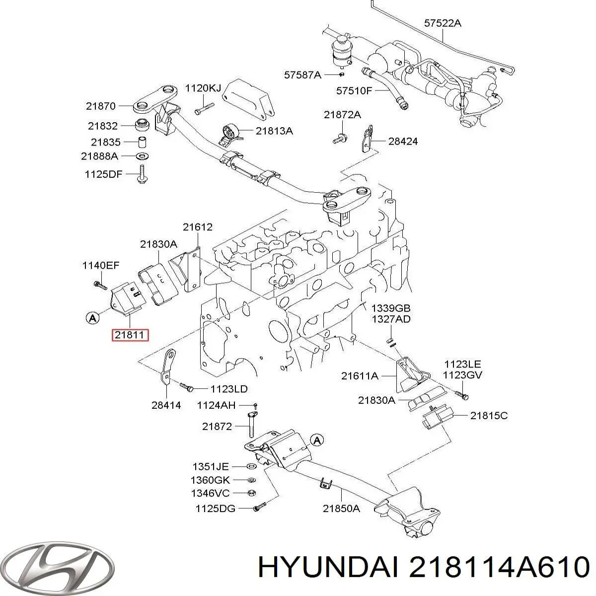  Hyundai/Kia 218114A610 ціна, від 83.20 USD