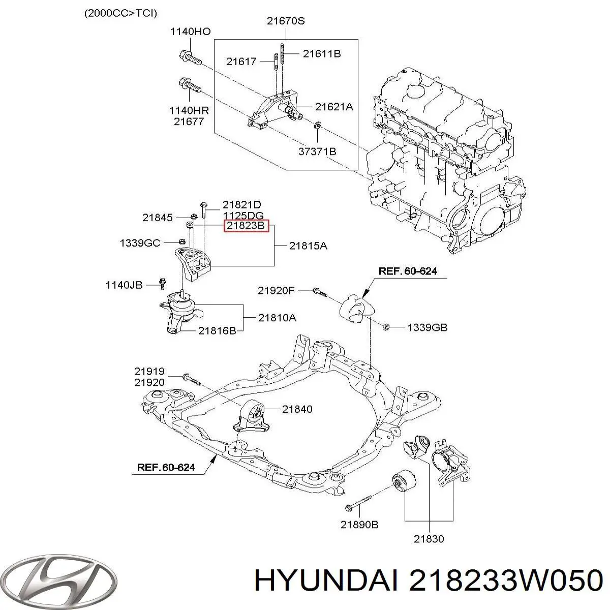  218233W050 Hyundai/Kia