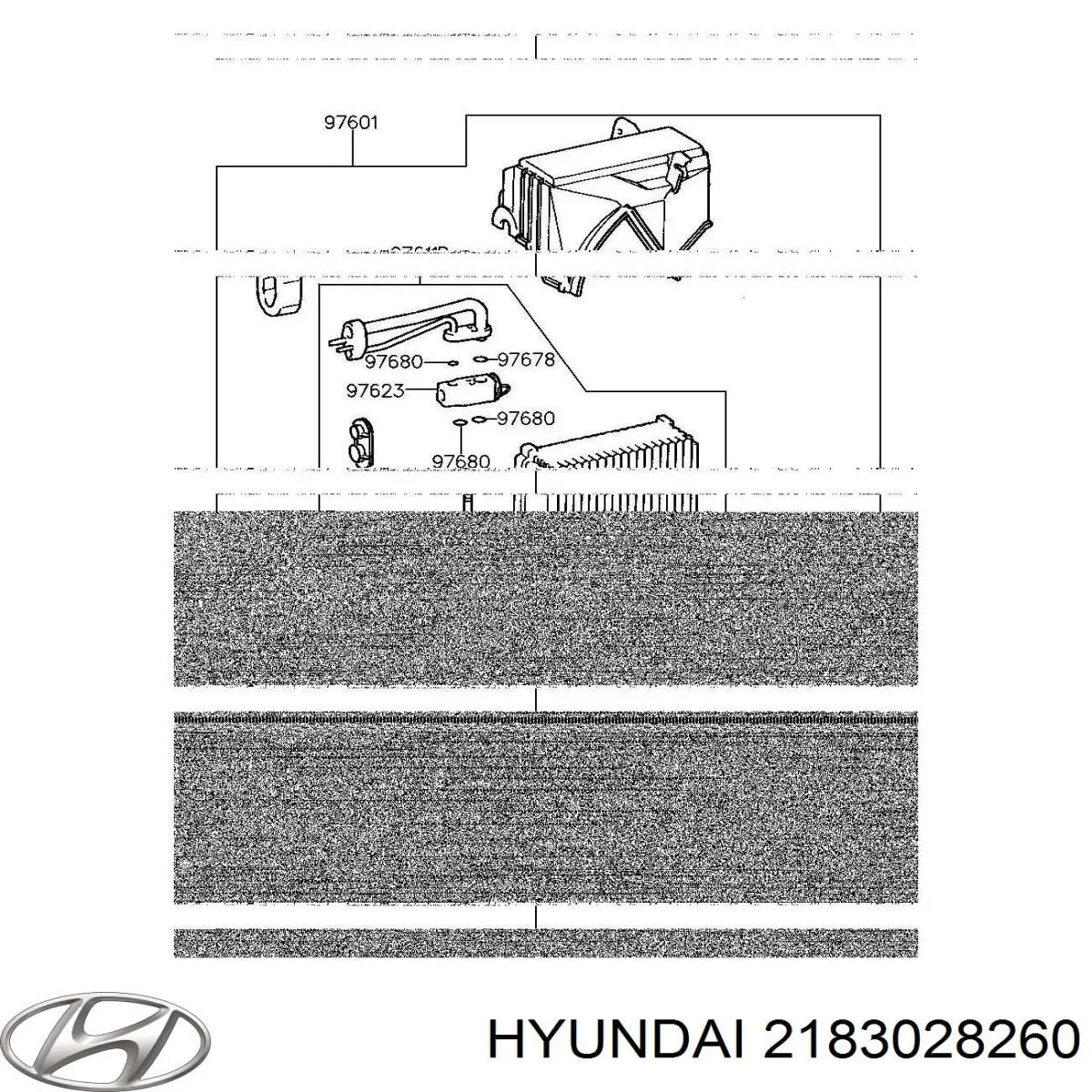 2183028260 Hyundai/Kia подушка (опора двигуна, права)