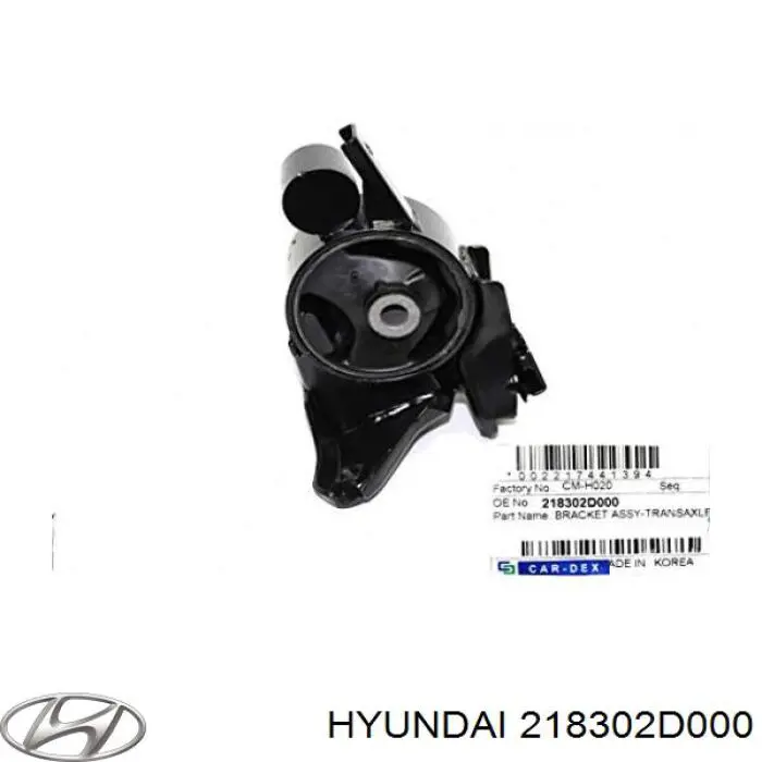 Купити 218302D000 Hyundai/Kia Подушка (опора) двигуна, ліва