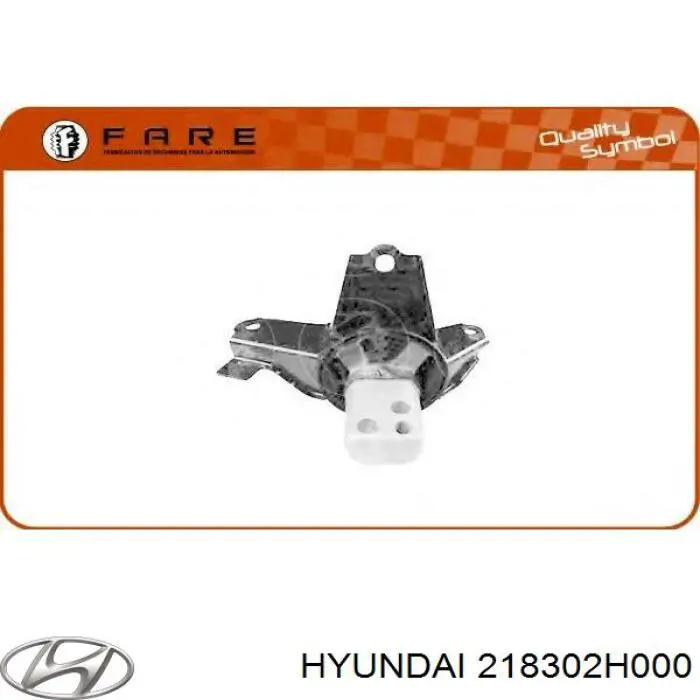 Подушка (опора) двигуна, ліва INF250853 InA-For