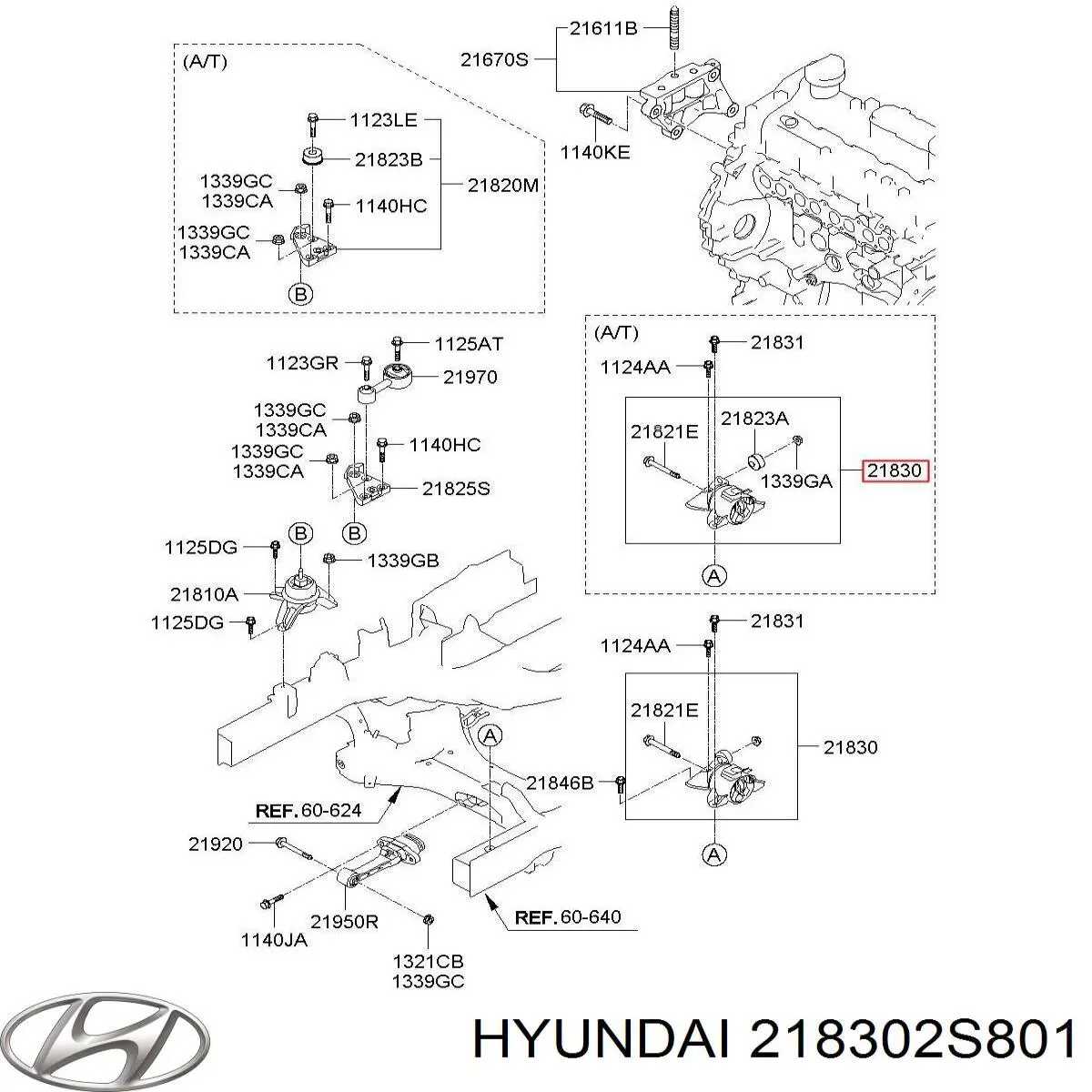  Hyundai/Kia 218302S801 ціна, від 350.40 USD
