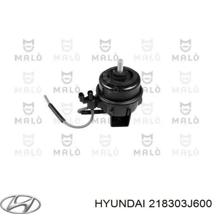 Подушка (опора) двигуна, ліва Hyundai IX55 (Хендай Іх55)