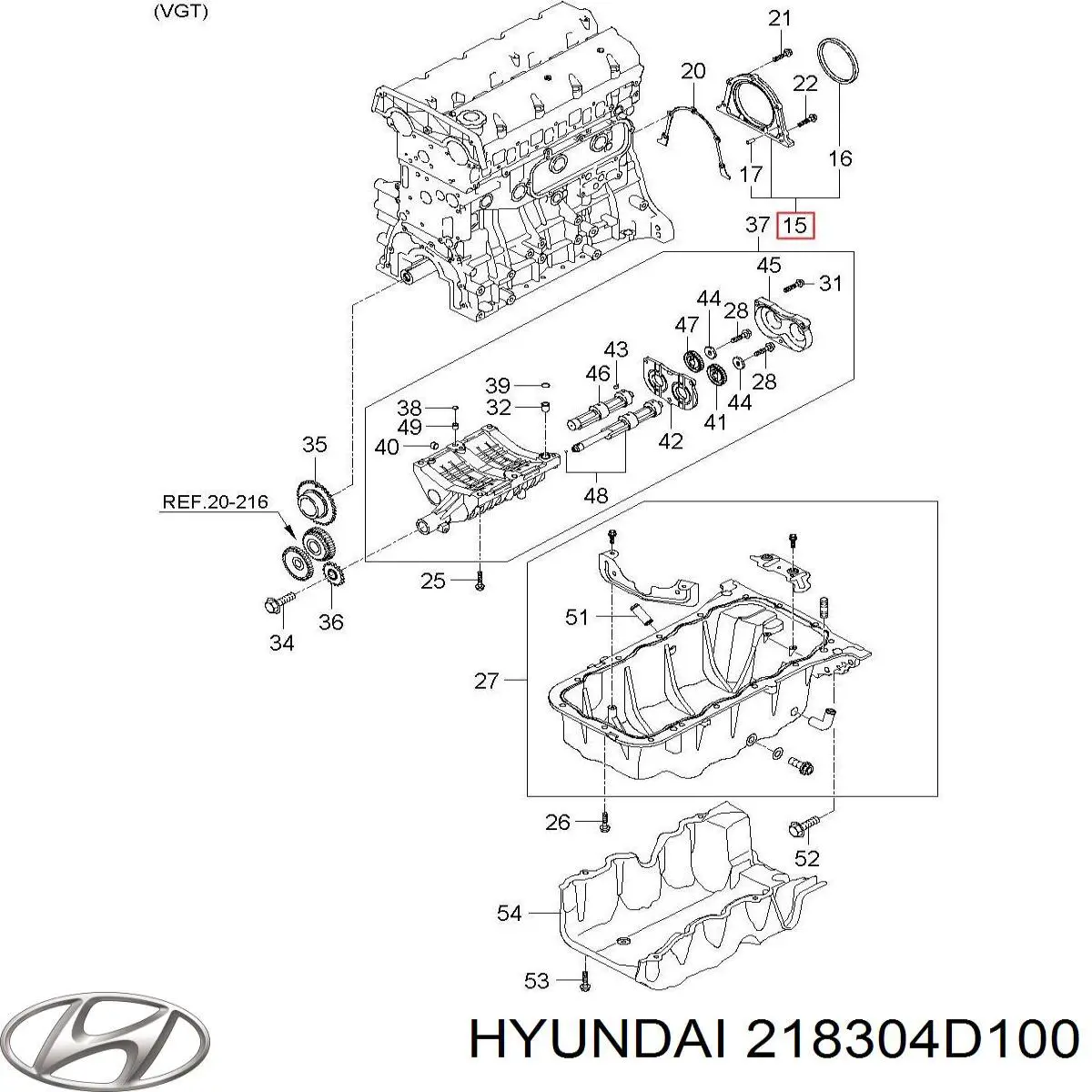 Купити Подушка (опора) двигуна, ліва KIA Carnival III VQ
