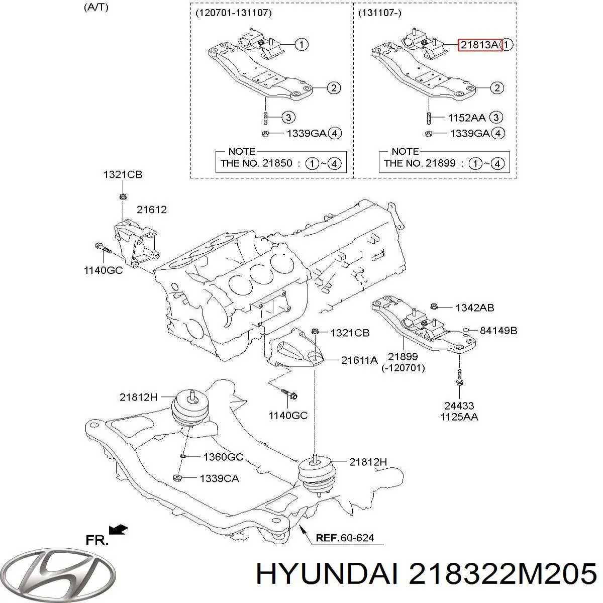 218322M205 Hyundai/Kia 