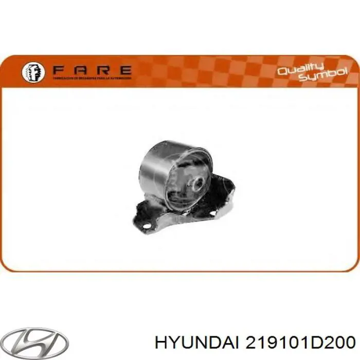 219101D200 Hyundai/Kia Подушка передньої опори двигуна