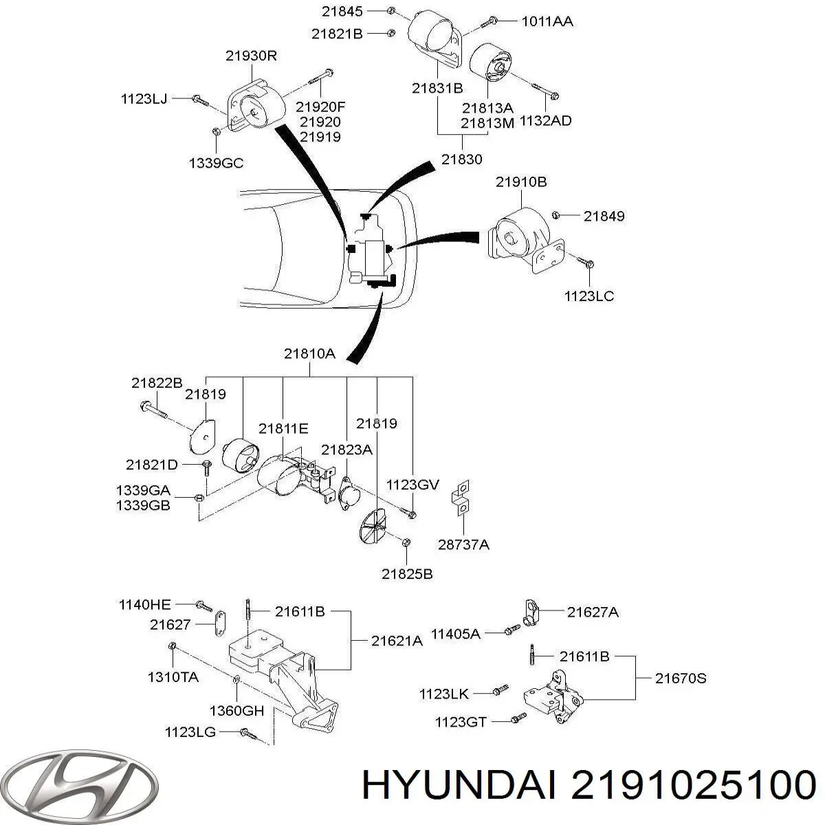  2191025100 Hyundai/Kia