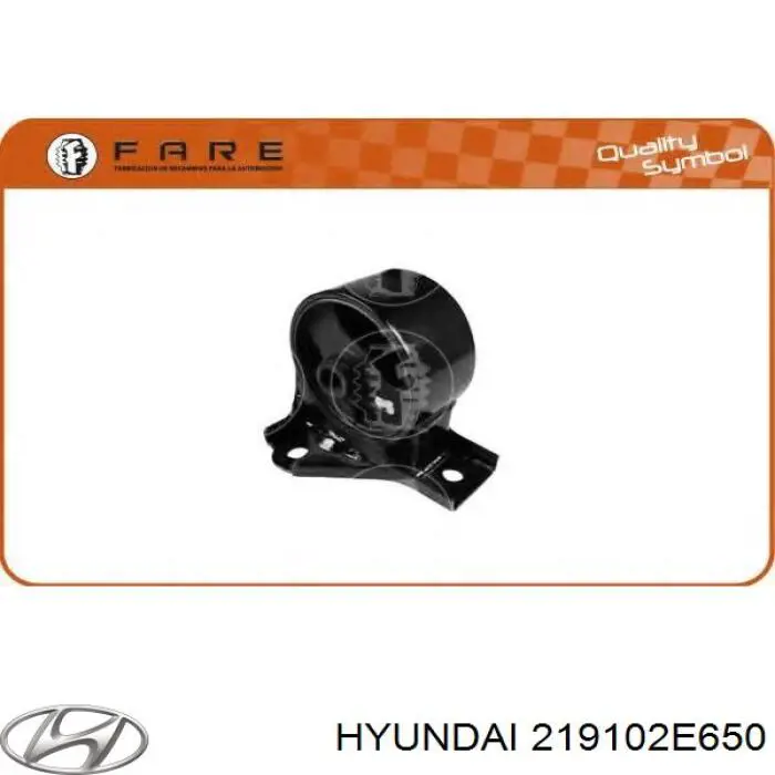 219102E650 Hyundai/Kia Подушка передньої опори двигуна