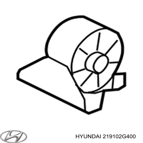 Подушка (опора) двигуна, передня Hyundai/Kia 219102G400 ціна, від  USD