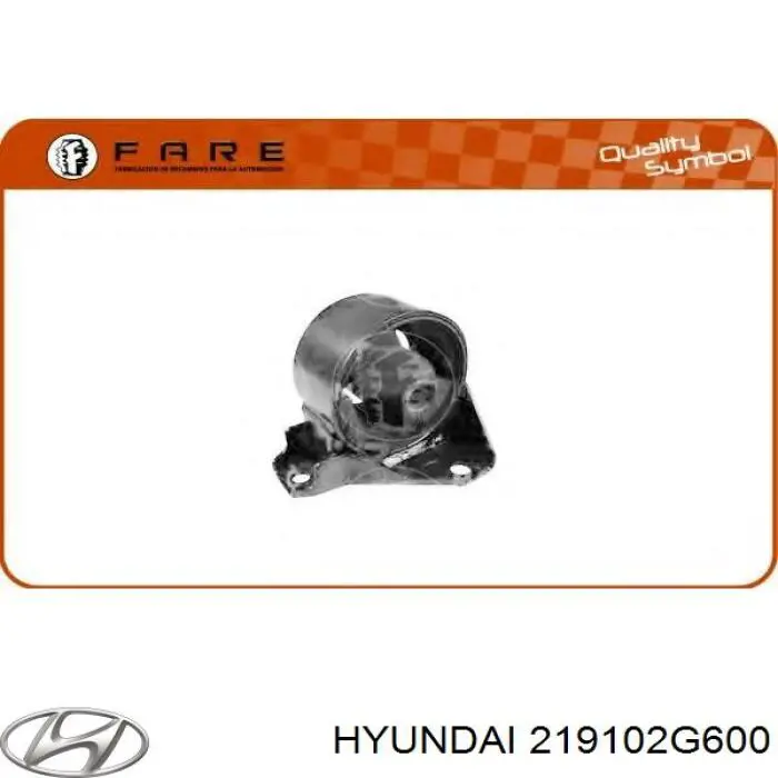 Подушка (опора) двигуна, передня Hyundai/Kia 219102G600 ціна, від 12.67 USD