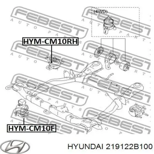  219122B100 Hyundai/Kia