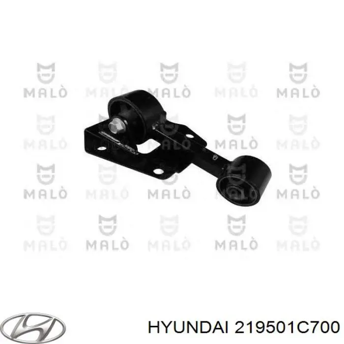 219501C700 Hyundai/Kia подушка (опора двигуна, задня)