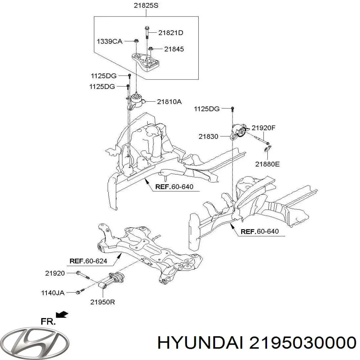 Подушка (опора) двигуна, передня KIA Cerato III седан (YD) (2012 - 2019) ціна, від 273.19 USD