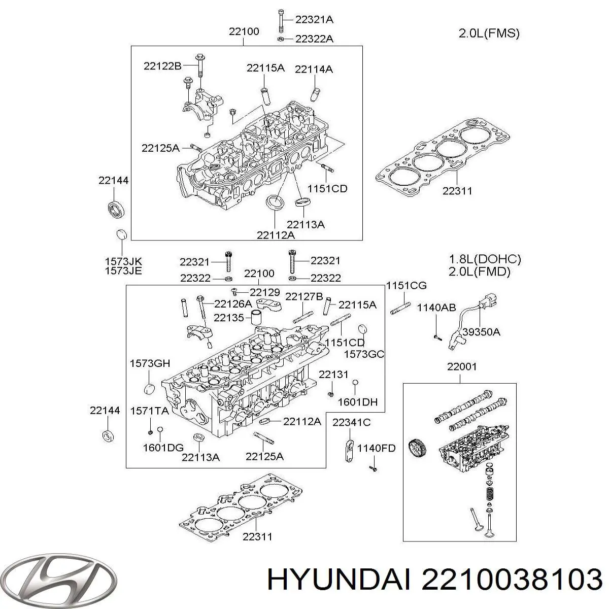  2210038103 Hyundai/Kia