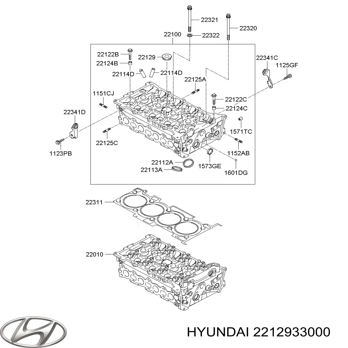  Hyundai/Kia 2212933000 ціна, від 14.09 USD