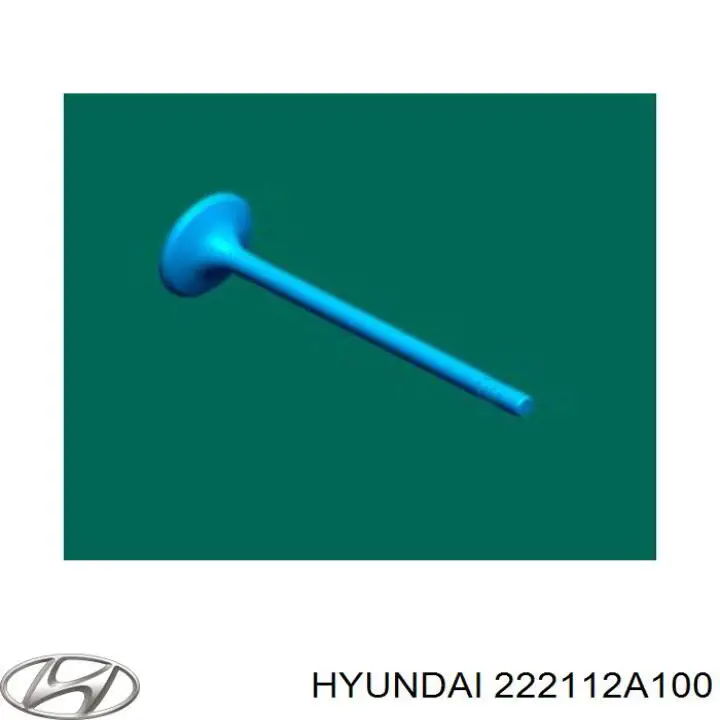 222112A100 Hyundai/Kia клапан впускний