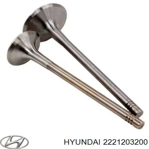 2221203201 Hyundai/Kia клапан випускний