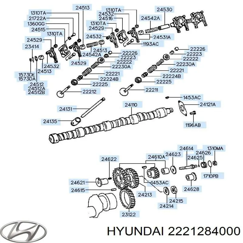 2221284000 Hyundai/Kia 