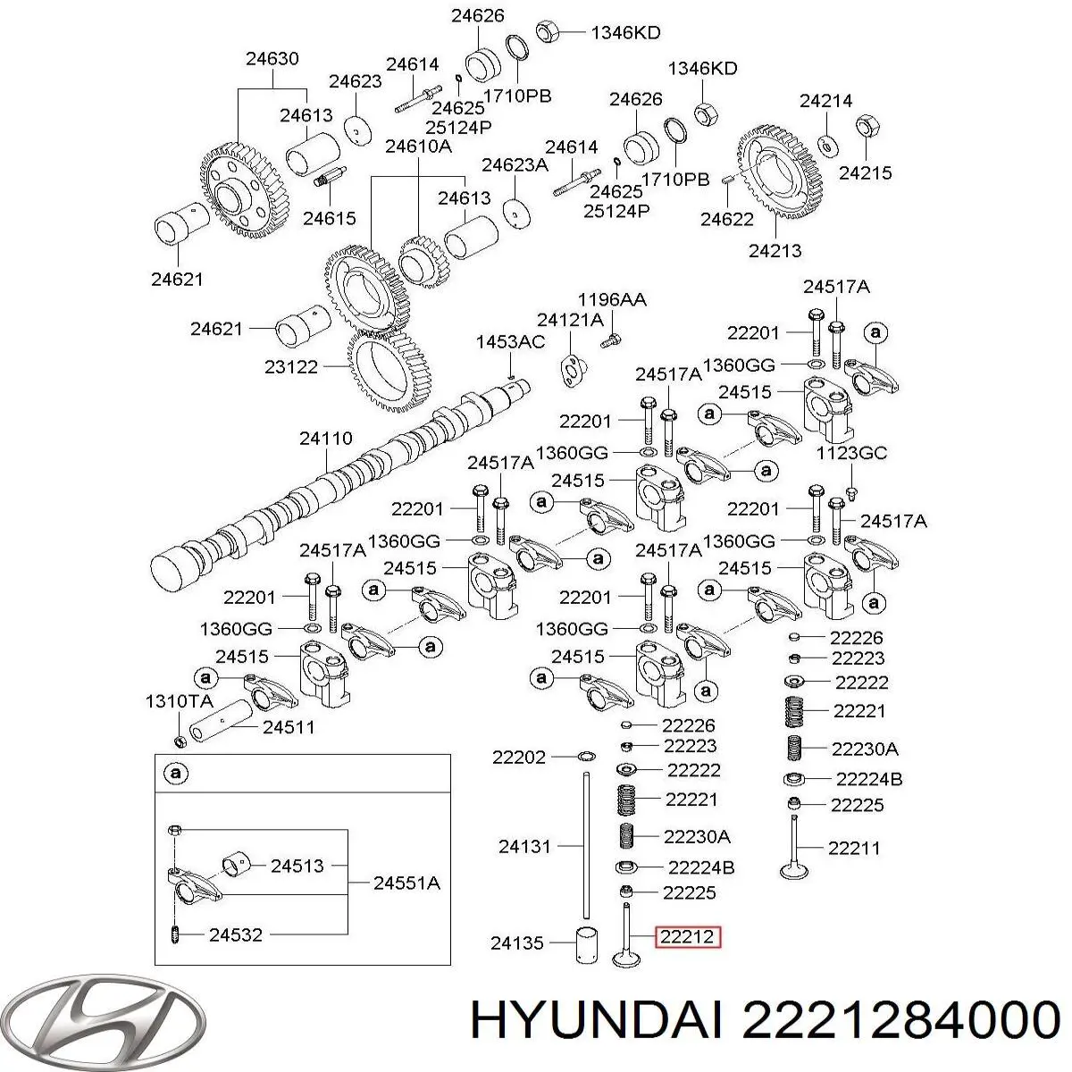 Купити 2221284000 Hyundai/Kia 
