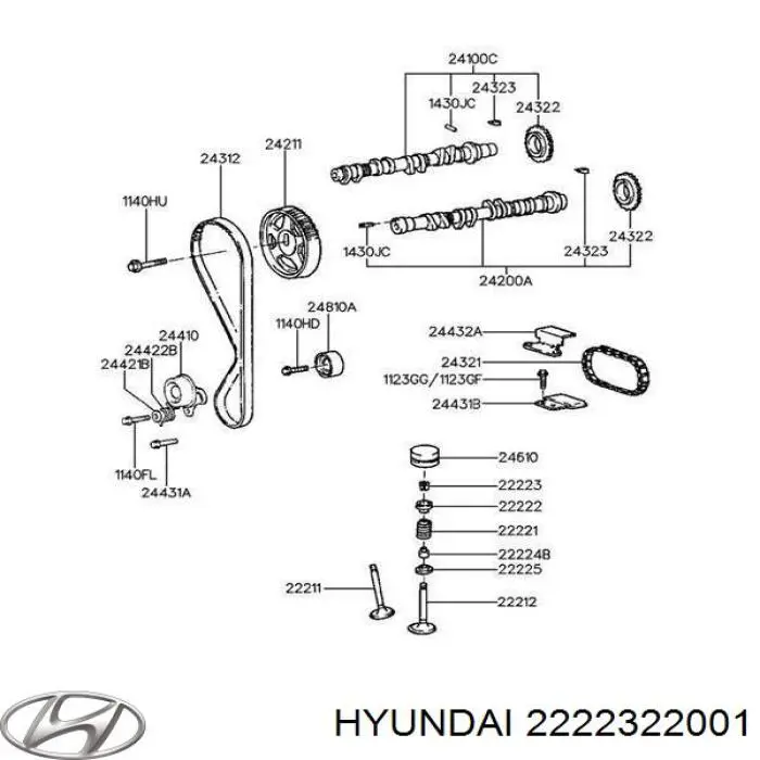  2222322001 Hyundai/Kia