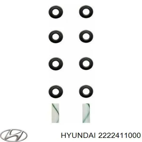 Сальник клапана (маслознімний), впуск/випуск Hyundai/Kia 2222411000 ціна, від 1.01 USD