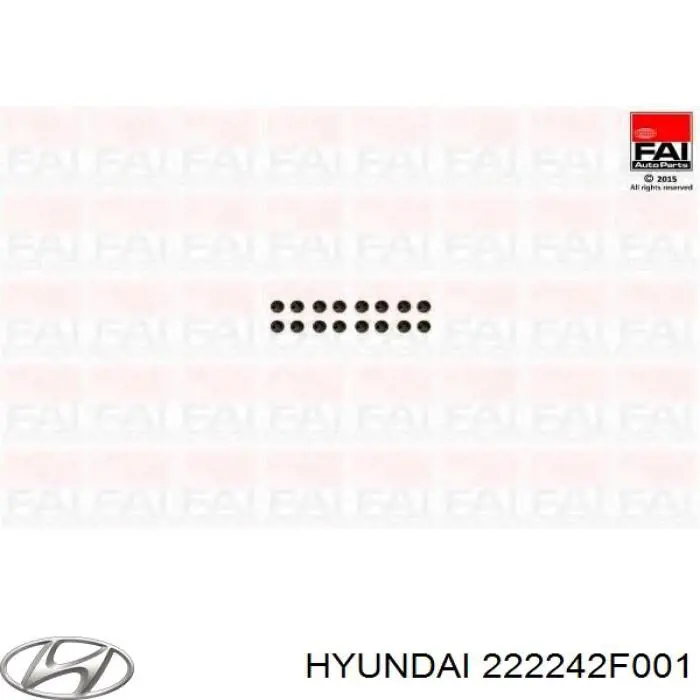 Сальник клапана (маслознімний), впуск/випуск Hyundai/Kia 222242F001 ціна, від 1.04 USD