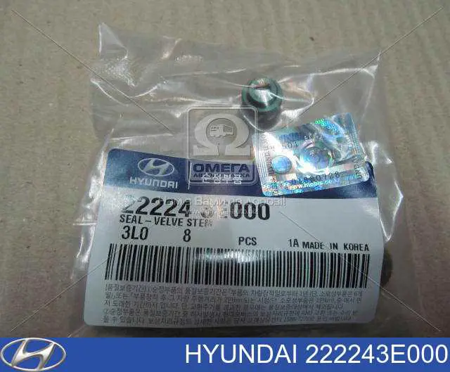 Сальник клапана (маслознімний), впуск/випуск Hyundai/Kia 222243E000 ціна, від 0.88 USD