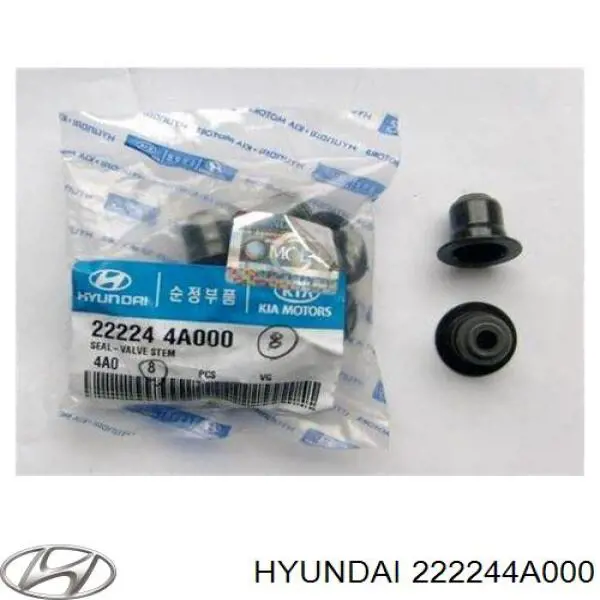 Сальник клапана (маслознімний), впуск/випуск Hyundai/Kia 222244A000 ціна, від 1.24 USD