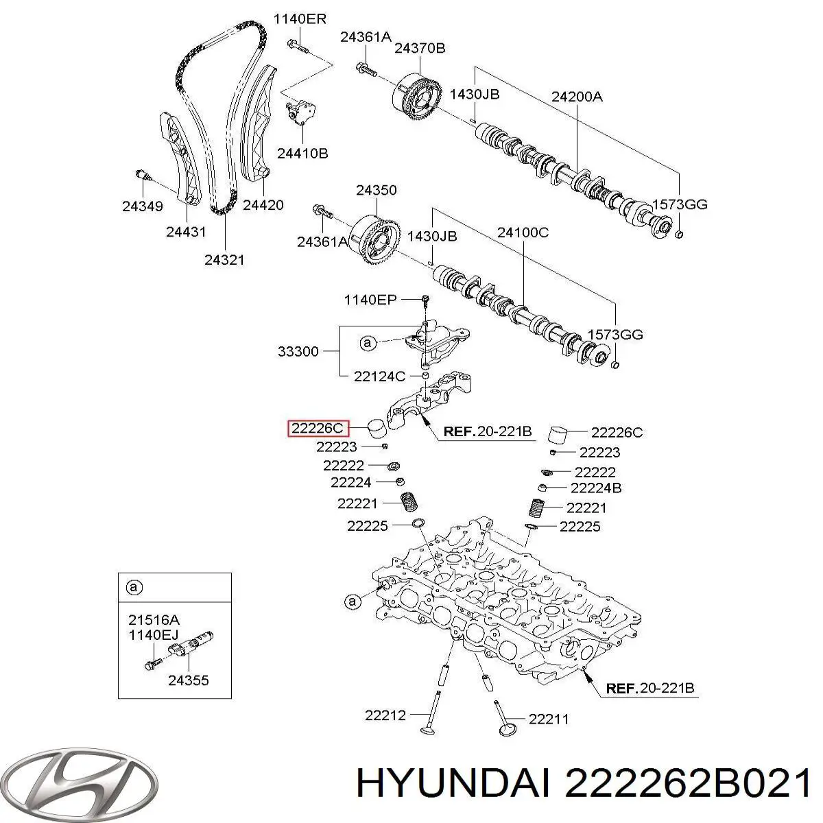  222262B421 Hyundai/Kia