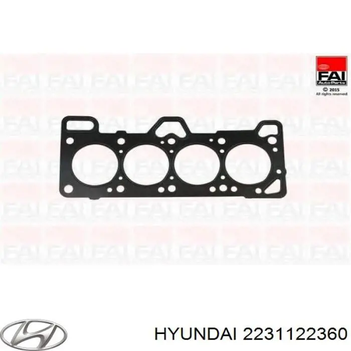  Прокладка ГБЦ Hyundai Accent 1