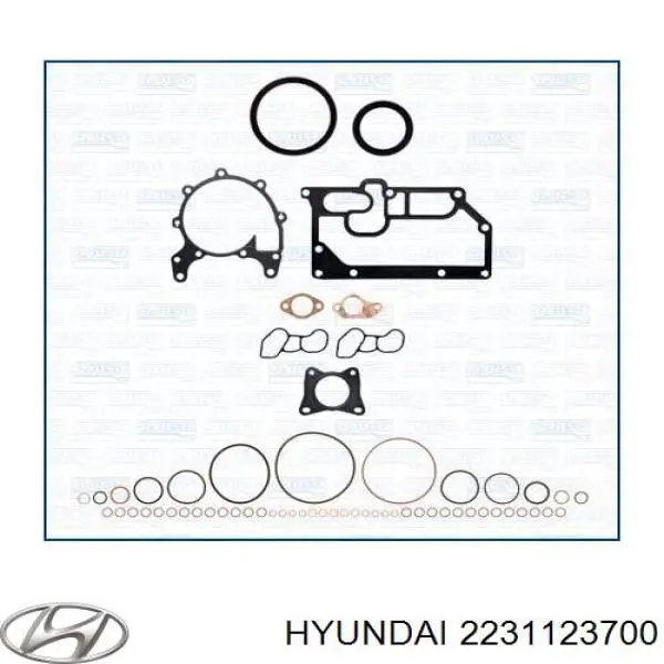 Прокладка головки блока циліндрів (ГБЦ) Hyundai/Kia 2231123700
