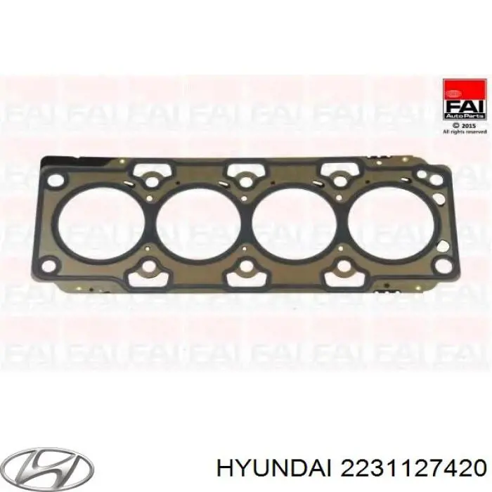 2231127420 Hyundai/Kia прокладка головки блока циліндрів (гбц)