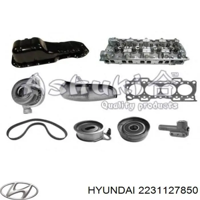 2231127850 Hyundai/Kia прокладка головки блока циліндрів (гбц)