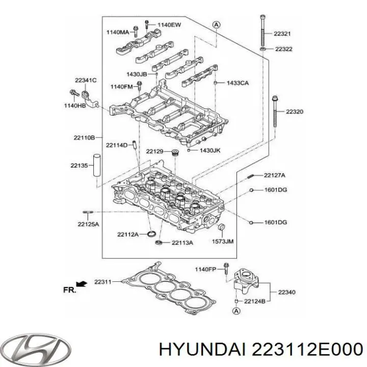 Купити 223112E000 Hyundai/Kia Прокладка ГБЦ