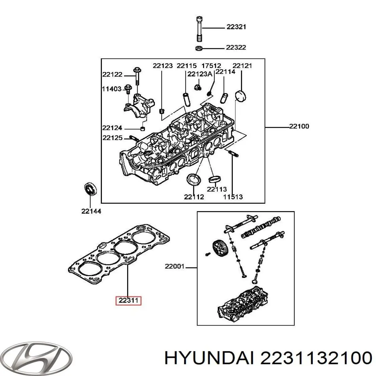 Прокладка головки блока циліндрів (ГБЦ) Mitsubishi MD040533