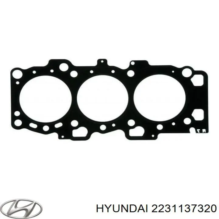 Прокладка головки блока циліндрів (ГБЦ), права Hyundai/Kia 2231137320 ціна, від 17.11 USD