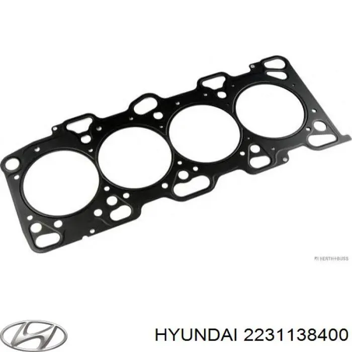 2231138400 Hyundai/Kia прокладка головки блока циліндрів (гбц)
