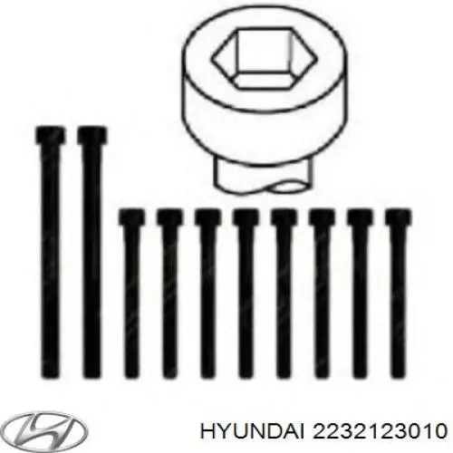 Купити 2232123010 Hyundai/Kia Болт гбц
