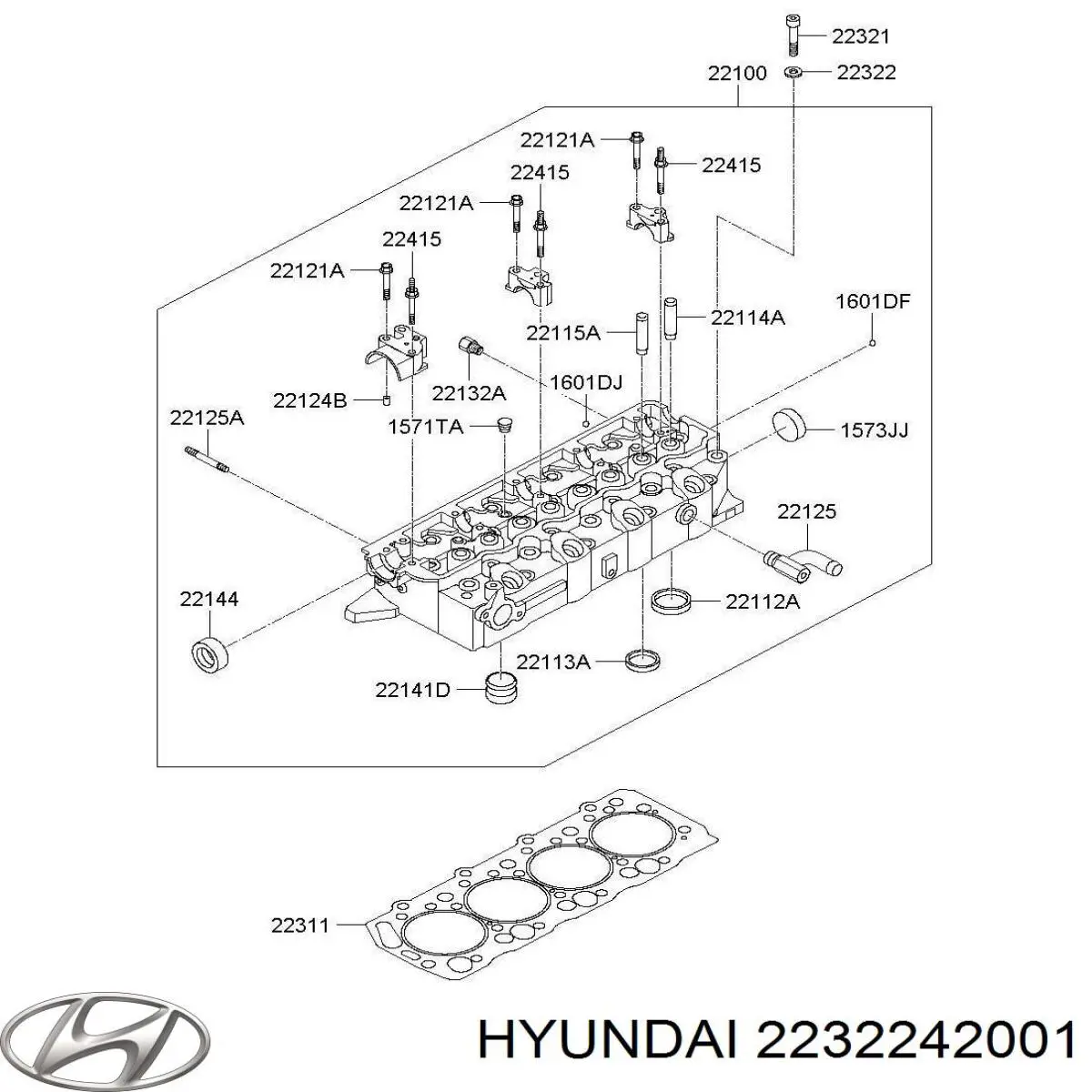  Hyundai/Kia 2232242001 ціна, від 0.97 USD