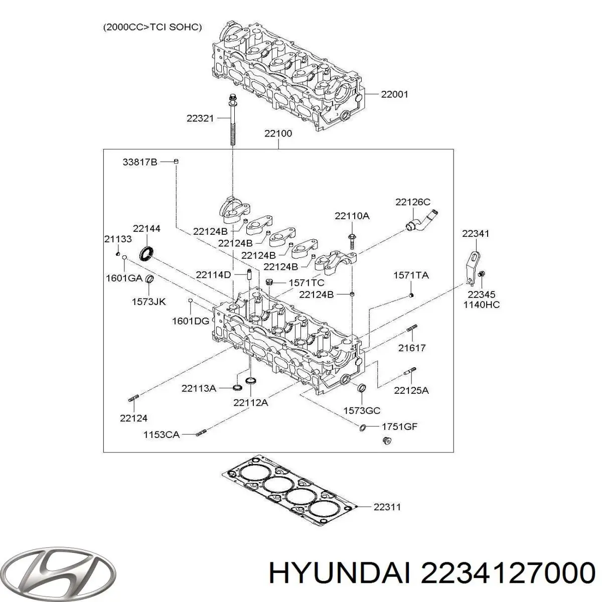  Hyundai/Kia 2234127000 ціна, від 6.49 USD