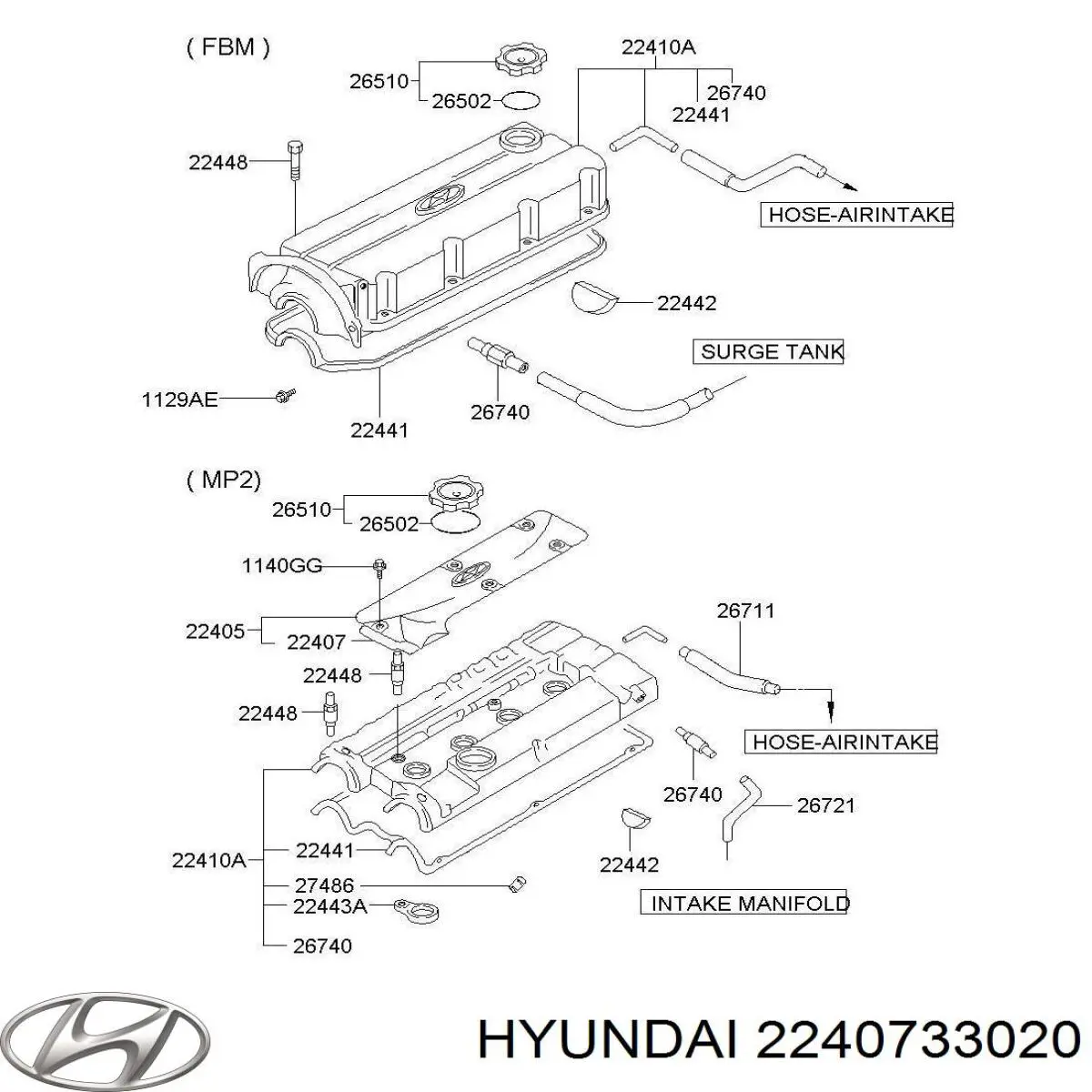  2240733020 Hyundai/Kia