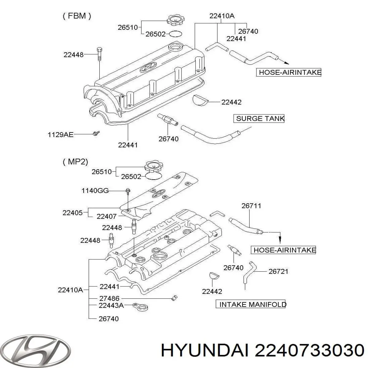  2240733030 Hyundai/Kia