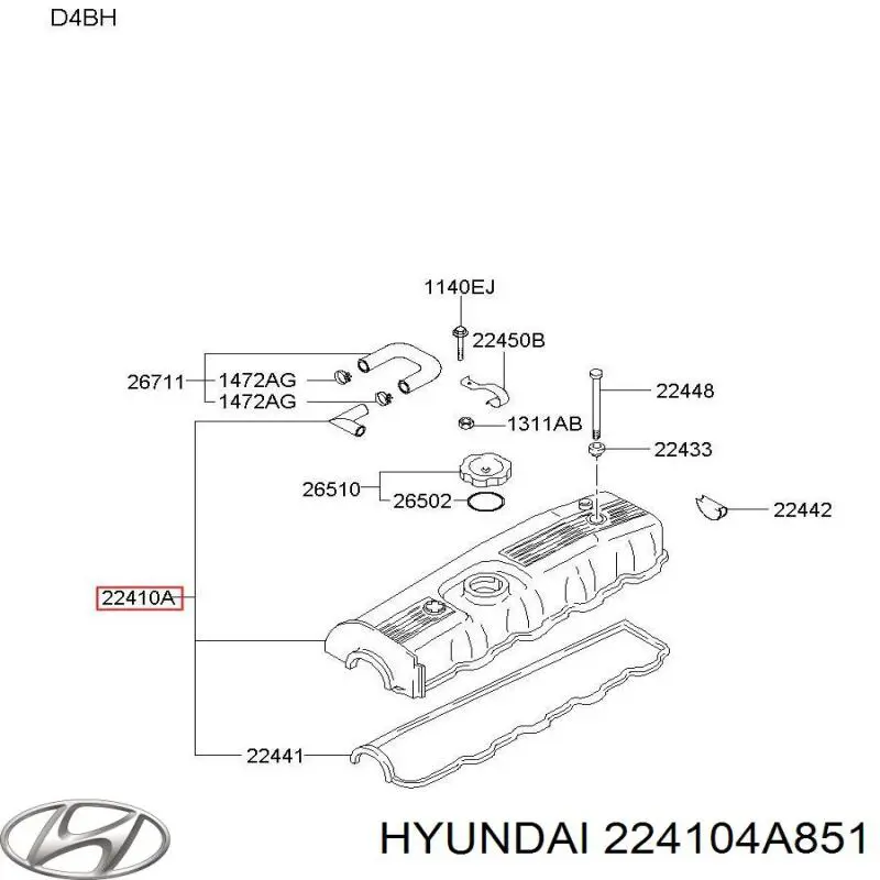  224104A851 Hyundai/Kia