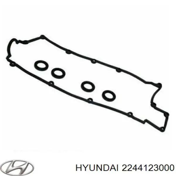 2244123000 Hyundai/Kia прокладка клапанної кришки двигуна, комплект