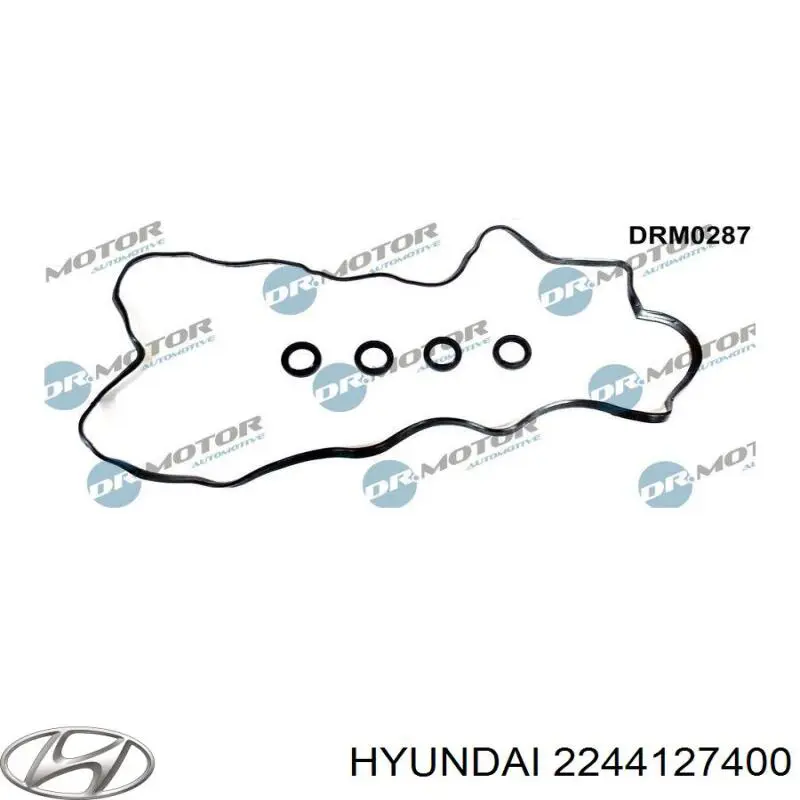 2244127400 Hyundai/Kia прокладка клапанної кришки двигуна