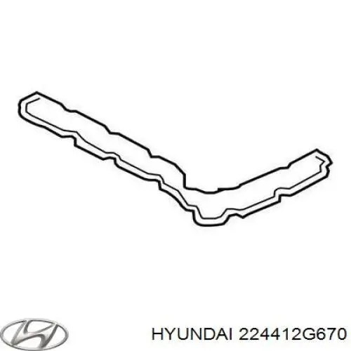 Купити 224412G670 Hyundai/Kia Прокладка клапанної кришки