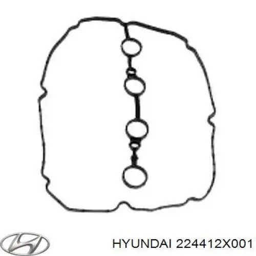 224412X001 Hyundai/Kia прокладка клапанної кришки двигуна